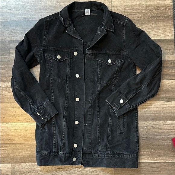 Black Denim Jacket - Picture 1 of 4
